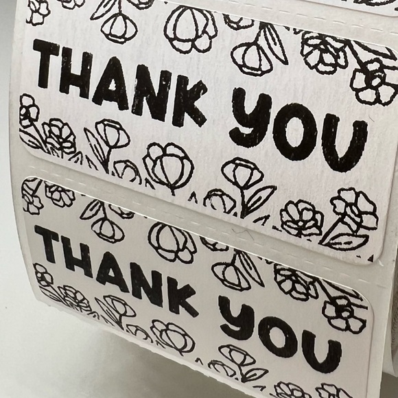 100 Thank You Stickers 2in | Packaging Supplies NWT​​​​​ - Picture 7 of 12